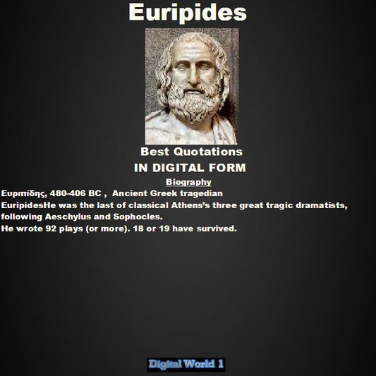 Euripides Best 135 Quotations (Download)